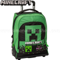 2022 Minecraft Pixels Premium Ученическа раница на колела 68342